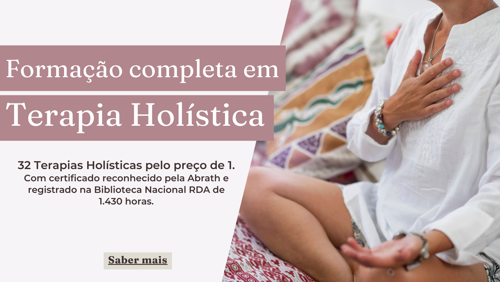 Curso de formação de terapia holística